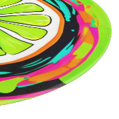 ライムスライス ポップアート カッティングボード (角)