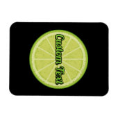 ライムスライス マグネット (横)