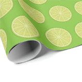 ライムスライス ラッピングペーパー (ロールコーナー)
