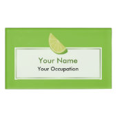 ライムスライス 名札 (正面)