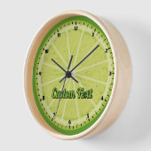 ライムスライス 壁時計 (傾斜)