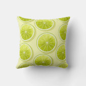 ライムスライス（淡い黄色） クッション (裏面)