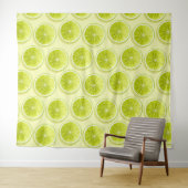 ライムスライス（淡い黄色） タペストリー (インサイチュ(横))