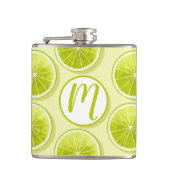 ライムスライス(淡い黄色) フラスク (正面)