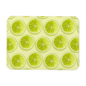 ライムスライス(淡い黄色) マグネット (横)