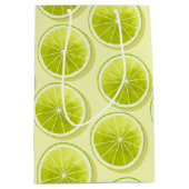 ライムスライス（淡い黄色） ミディアムペーパーバッグ (正面)