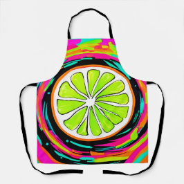 ライムスライポップ・アートのスアート エプロン