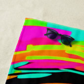 ライムスライポップ・アートのスアート ビーチタオル (インサイチュ)