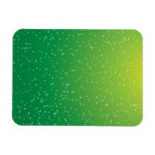 ライムソーダ小さな泡の背景アート マグネット (横)