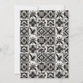 ライムタイルブライダルシャワー招待 招待状 (裏面)