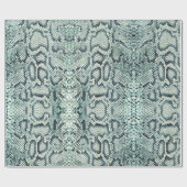 ライムダイキリグリーンアナコンダスナンケスキン ラッピングペーパー (フラット)