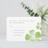 ライムトロピカル水彩花ウェディング RSVP (スタンド正面)