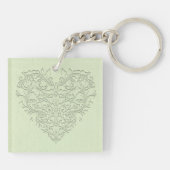 ライムハートシック キーホルダー (裏面)