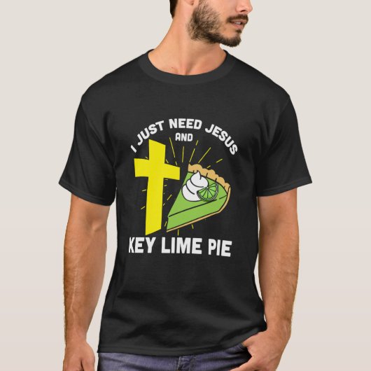 ライムパイのレシピのためのキー・ライム・パイ Tシャツ (正面)