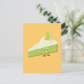 ライムパイスライスのキャラクター ポストカード (スタンド正面)