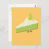 ライムパイスライスのキャラクター ポストカード (正面/裏面)