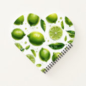 ライムパターン ノートブック (裏面)