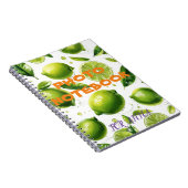 ライムパターン ノートブック (右側)