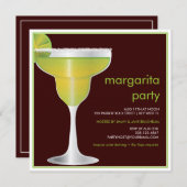 ライムパラダイスマルガリータパーティの招待状 招待状 (正面/裏面)