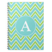 ライムパーソナライズされたモノグラム手帳のジャーナルギフト ノートブック (正面)