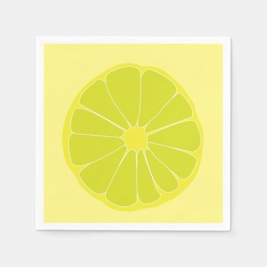 ライムパーティー スタンダードカクテルナプキン (正面)