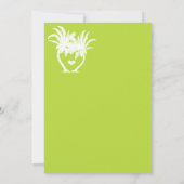 ライムビーチパームツリーデスティネーションシャルボード 招待状 (裏面)