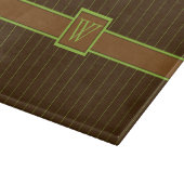 ライムピンスリップガラス切削板付きチョコレート カッティングボード (角)