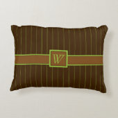 ライムピンプリペスアクセントピロー付きチョコレート アクセントクッション (裏面)