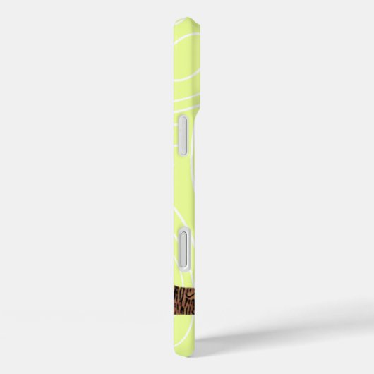 ライムフクロウ木目のパターンあなたの色を選択 Case-Mate iPhoneケース (裏面 / 右)