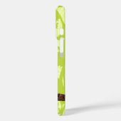 ライムフクロウ木目のパターンあなたの色を選択 Case-Mate iPhoneケース (裏面 / 左)