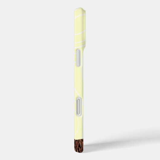 ライムフクロウ木目のパターンあなたの色を選択 Case-Mate iPhoneケース (裏面 / 右)