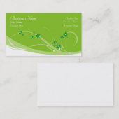 ライムフラワーズ名刺 名刺 (正面/裏面)