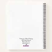 ライムブレンド大理石ジャーナル…人生は波のようなもの ノートブック (裏面)