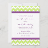 ライムプラムフォト20thバースデーパーティ招待状 招待状 (裏面)