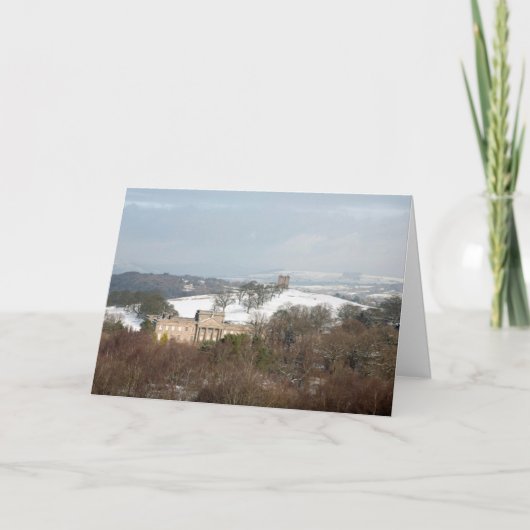 ライムホールとケージの冬 サンキューカード (正面)