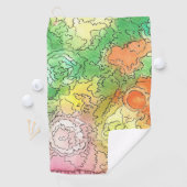 ライムボウ迷路 ゴルフタオル (インサイチュ)