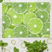 ライムポップ・アートの キッチンタオル (折り畳み)