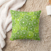 ライムポップ・アートの クッション (ブランケット)