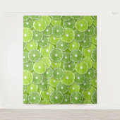 ライムポップ・アートの タペストリー (正面)