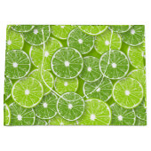 ライムポップ・アートの ラージペーパーバッグ (正面)