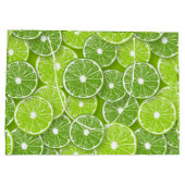 ライムポップ・アートの ラージペーパーバッグ (裏面)