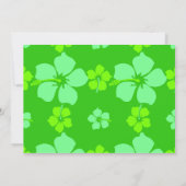 ライムマルガリータブライダルシャワーパーティの招待状 招待状 (裏面)