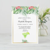 ライムマルグリータ ブライダルカクテルシャワー 招待状 (スタンド正面)