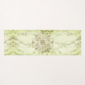 ライムマーブルマンダラジェム ヨガマット (正面(横))