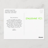 ライムモダン写真大卒会 ポストカード (裏面)