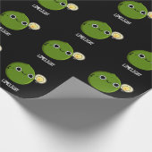 ライムライトおもしろいフルーツライムプンダークBG ラッピングペーパー (角)