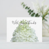 ライムライトアジサイ空白のアフローラサンキューカード 招待状 (スタンド正面)
