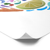 ライムライム認識度ポスターグリーンリボン#lyme ポスター (角)