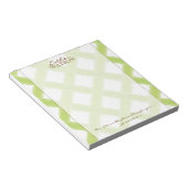 ライムラティスメモ帳と引用文 ノートパッド (アングル)