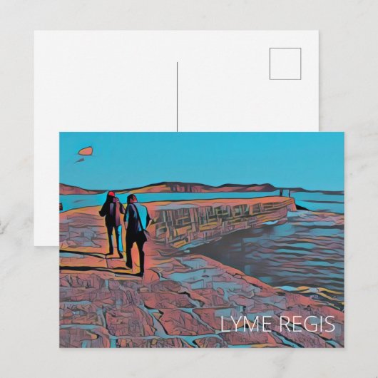 ライムレジス ポストカード (正面/裏面)